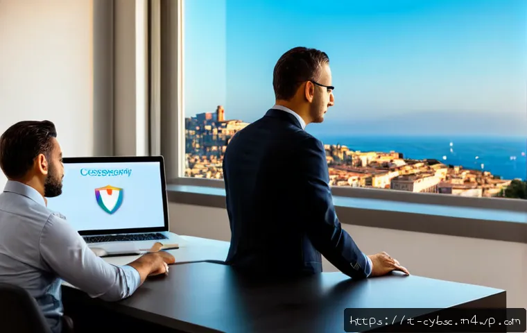 Home 14 사이버 보안 인식 교육을 통한 조기 경고 시스템 구축 - Photorealistic cybersecurity awareness workshop in a modern Italian office, diverse adult employees ...